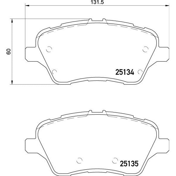 PBS ProComp S1 Brake Pads 1730PCS1 - Front