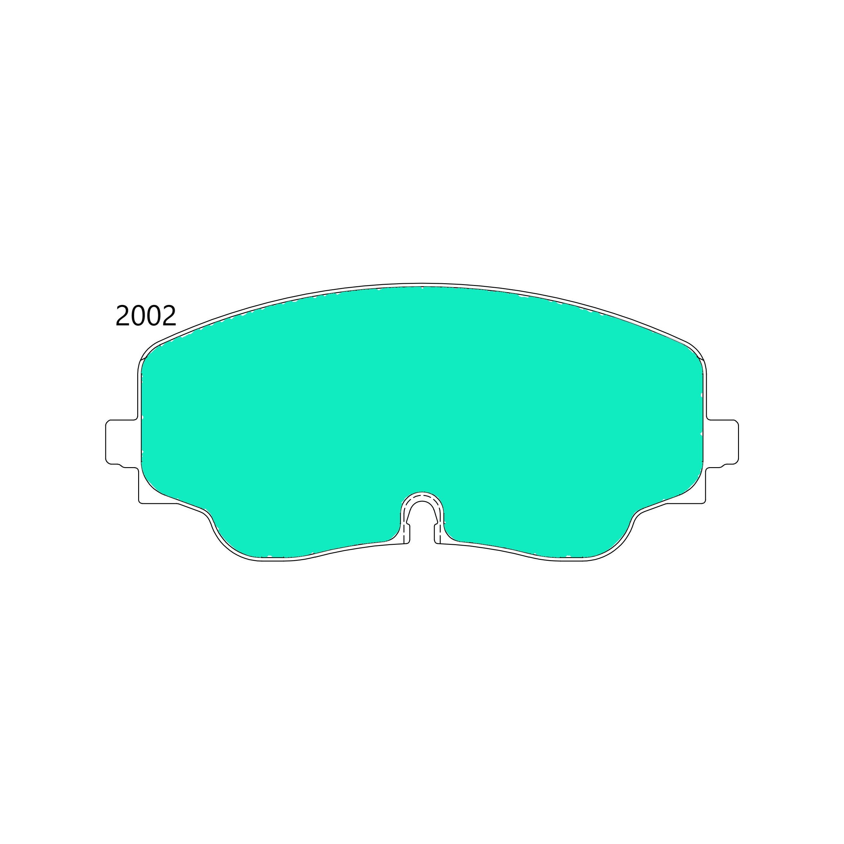 PBS ProRace Brake Pads 178.2mm x 78.9mm 2002PR - Front