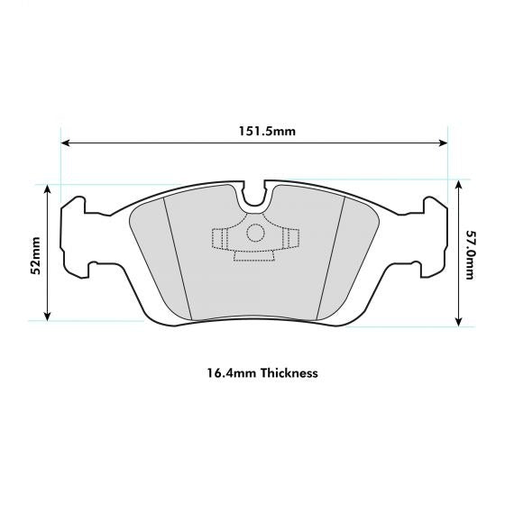PBS ProRace Brake Pads 8001PR - Front