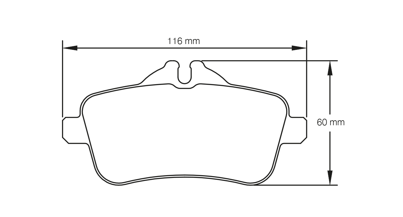 PAGID RSL 29 Brake Pads 116mm x 60mm S8189R29001 - Rear
