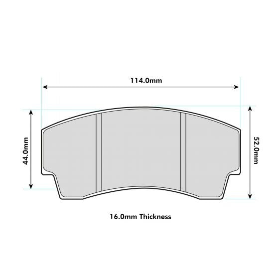 PBS ProComp S1 Brake Pads 8495PCS1