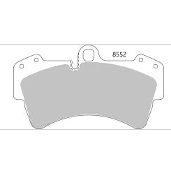 PBS ProRace Brake Pads 190.1mm x 99mm 8552PR - Front