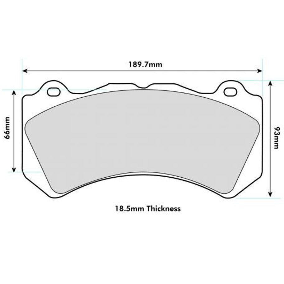 PBS ProRace Brake Pads 8571PR - Front