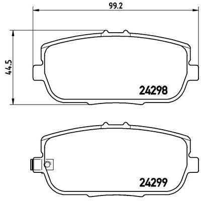 PBS ProRace Brake Pads 8614PR - Rear