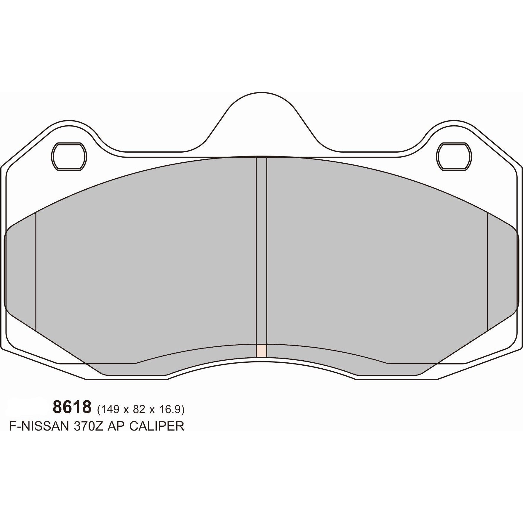 PBS ProRace Brake Pads 8618PR