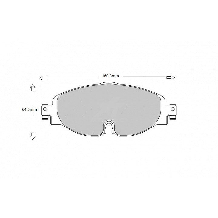 PBS ProTrack Brake Pads 8638PT - Front