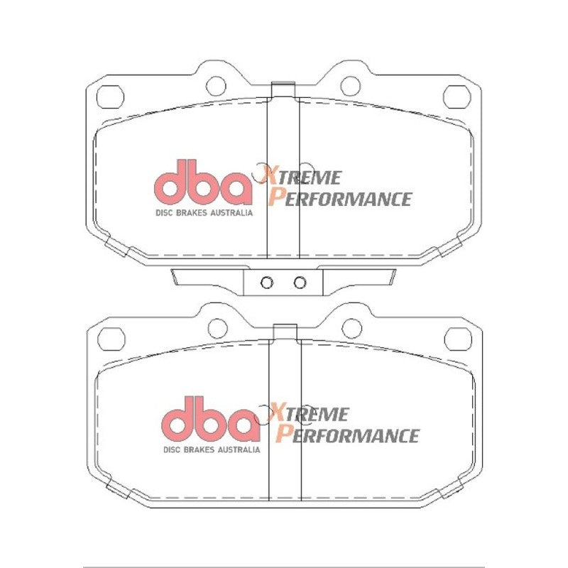 DBA Xtreme Performance Brake Pads 119.3mm x 71.1+62.1mm DB1170XP - Front