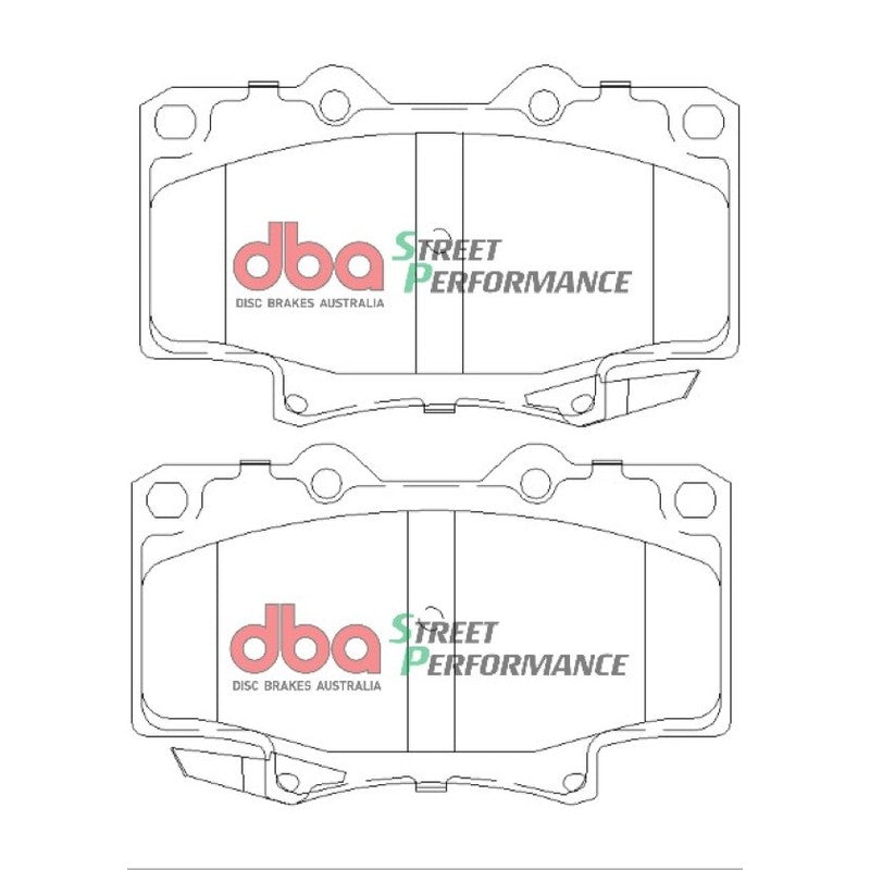 DBA Street Performance Brake Pads 119mm x 72mm DB1199SP - Front