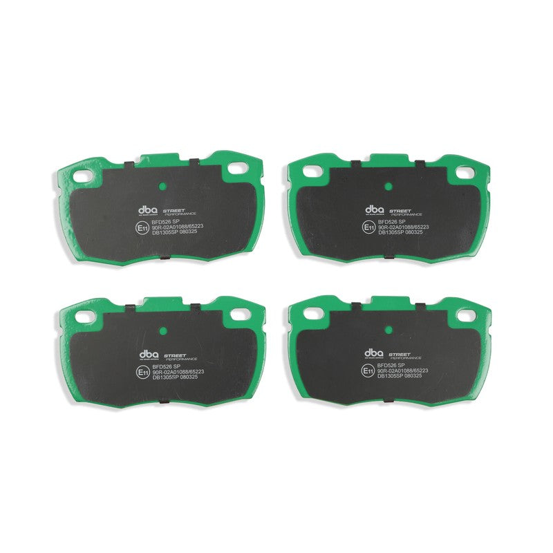 DBA Street Performance Brake Pads 126.5mm x 68.4mm DB1305SP - Front