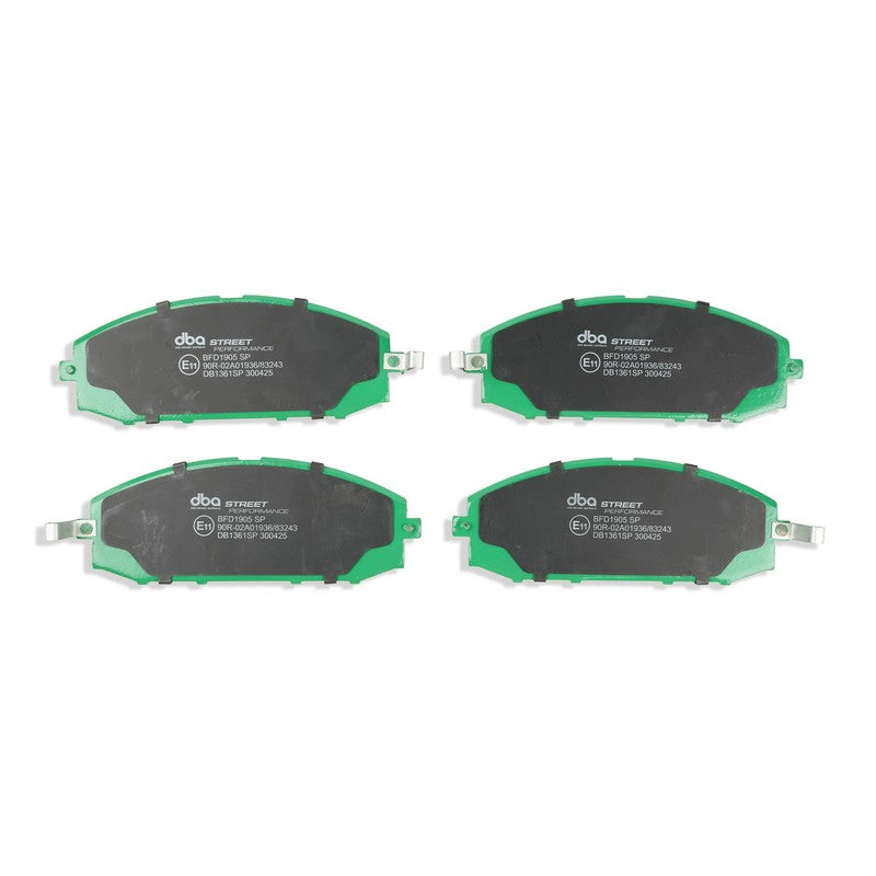 DBA Street Performance Brake Pads 165.8mm x 61.6mm DB1361SP - Front