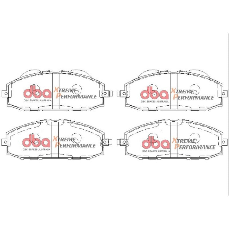DBA Xtreme Performance Brake Pads 165.8mm x 61.6mm DB1361XP - Front