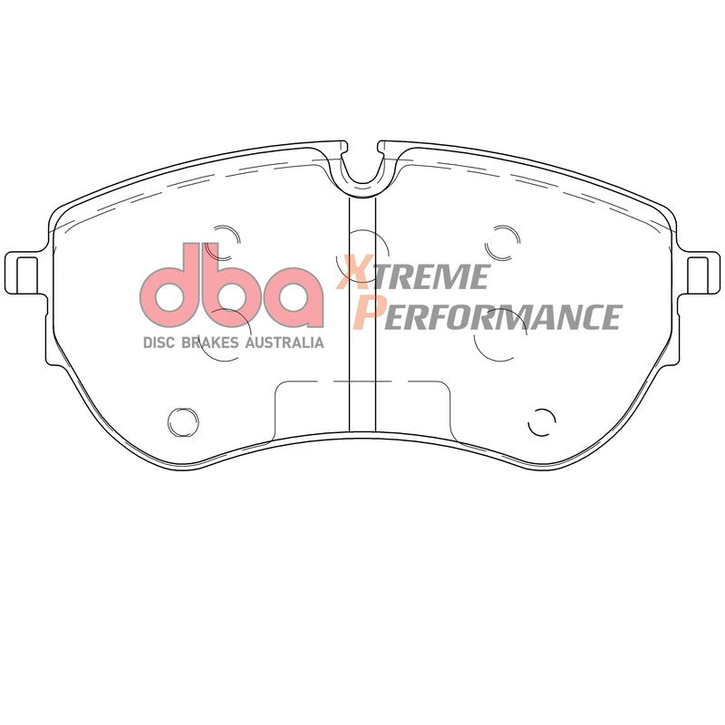 DBA Xtreme Performance Brake Pads 163.5mm x 75.5mm DB15001XP - Front