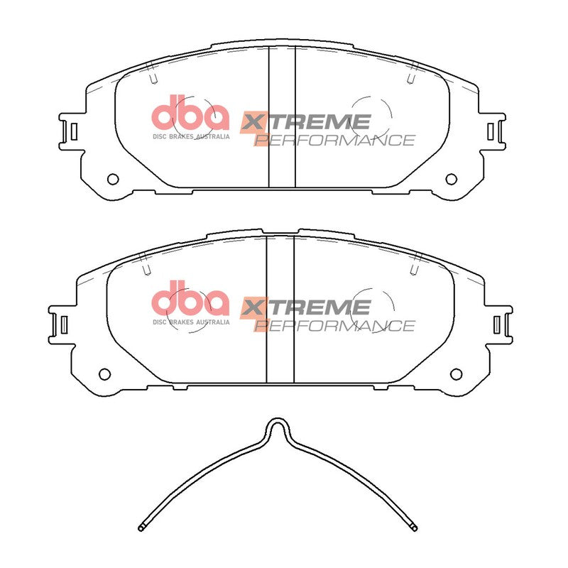 DBA Xtreme Performance Brake Pads 167mm x 60.4mm DB15067XP - Front
