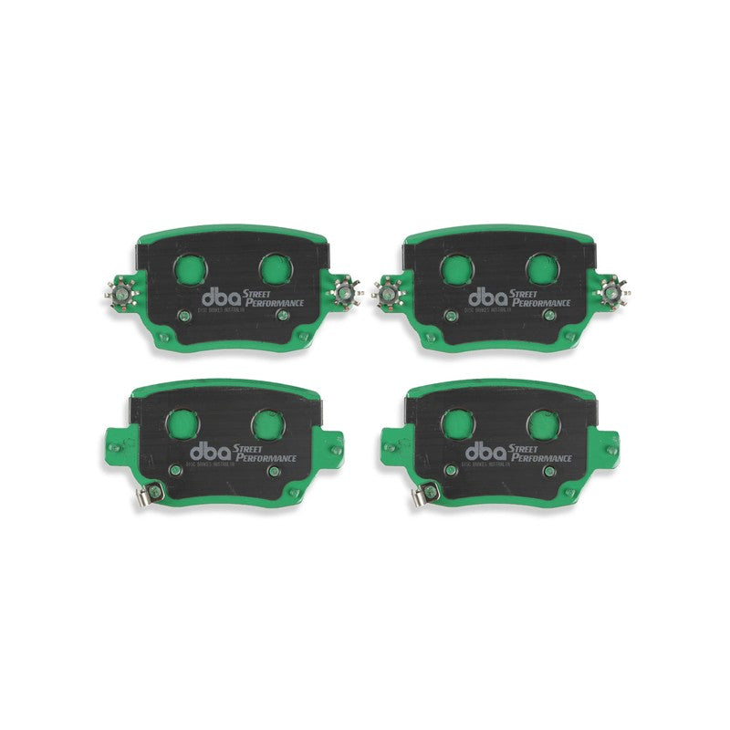 DBA Street Performance Brake Pads 110.50 / 110.5mm x 73.2 / 66mm DB15161SP - Rear