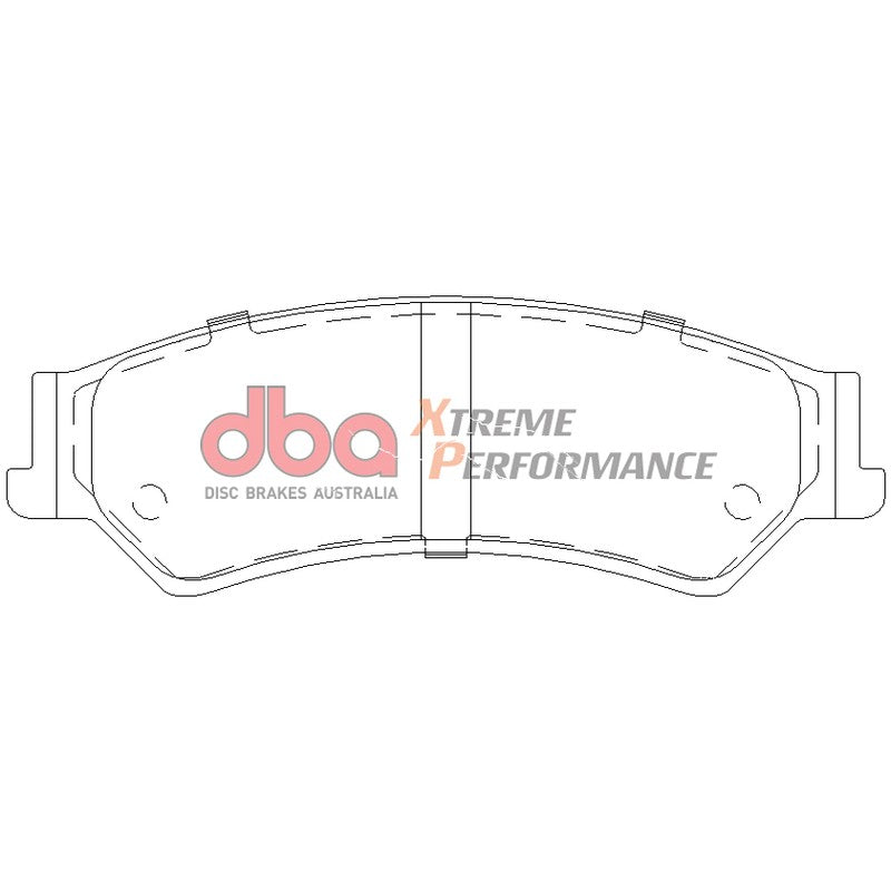 DBA Xtreme Performance Brake Pads 151.6mm x 51.7mm DB1675XP - Rear