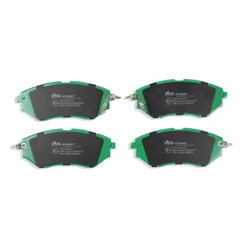DBA Street Performance Brake Pads 157mm x 63.4mm DB1722SP - Front