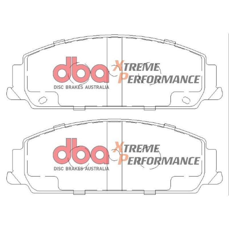 DBA Xtreme Performance Brake Pads 153.4mm x 52.6mm DB1765XP - Front