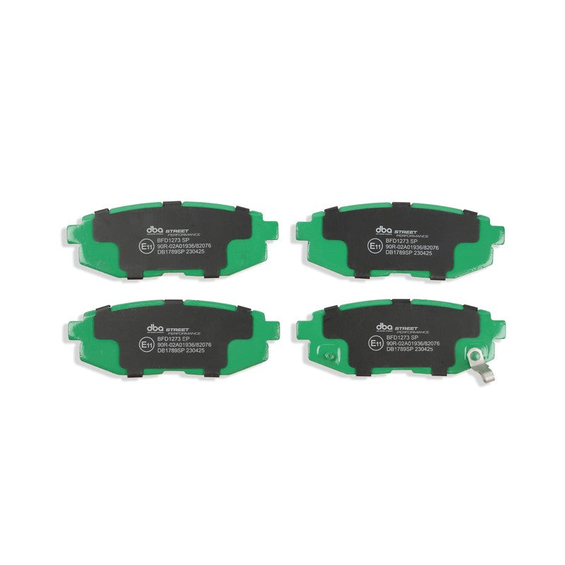 DBA Street Performance Brake Pads 110.4mm x 40mm DB1789SP - Rear