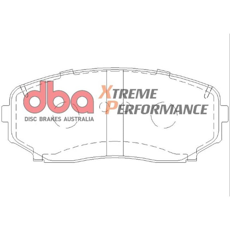 DBA Xtreme Performance Brake Pads 138.8mm x 58mm DB1916AXP - Front