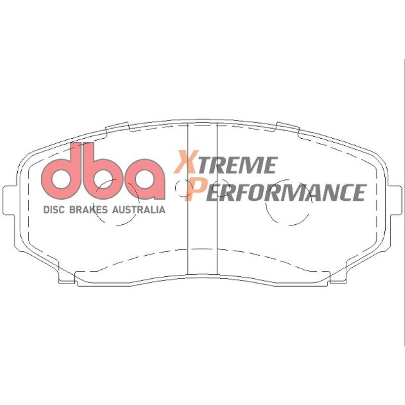 DBA Xtreme Performance Brake Pads 138.8mm x 58mm DB1916XP - Front