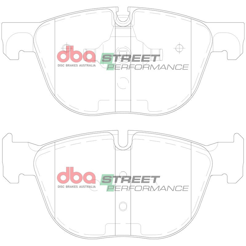 DBA Street Performance Brake Pads 171.2, 170.2mm x 76.9, 76.9mm DB2006SP - Front