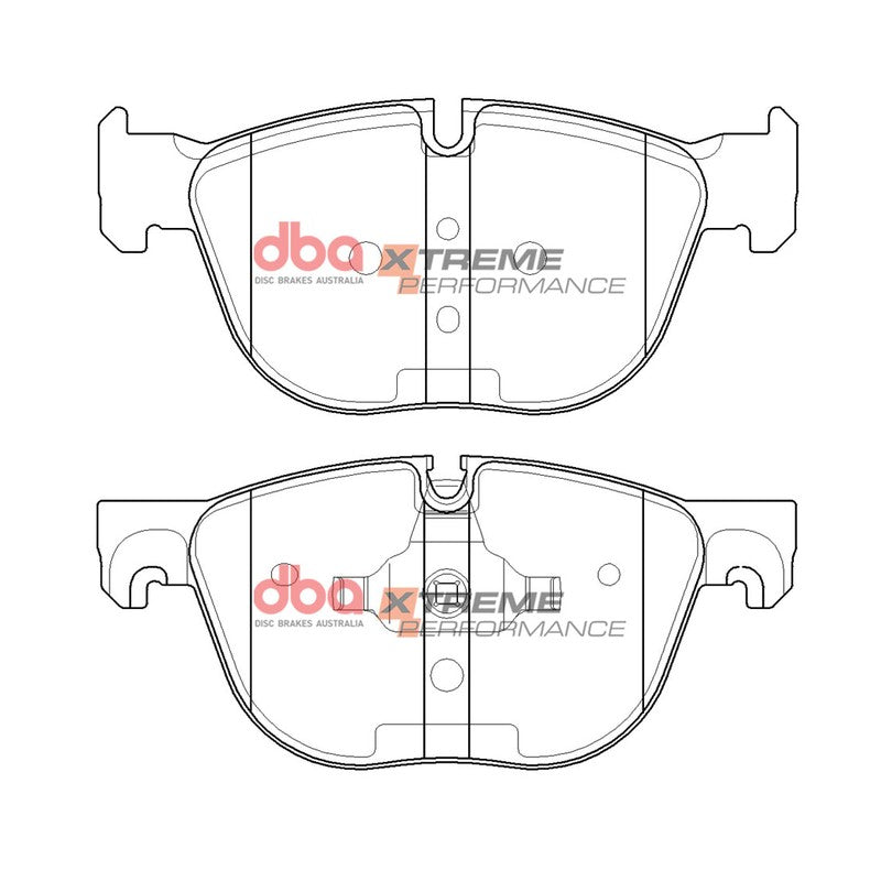 DBA Xtreme Performance Brake Pads 171.2, 170.2mm x 76.9, 76.9mm DB2006XP - Front