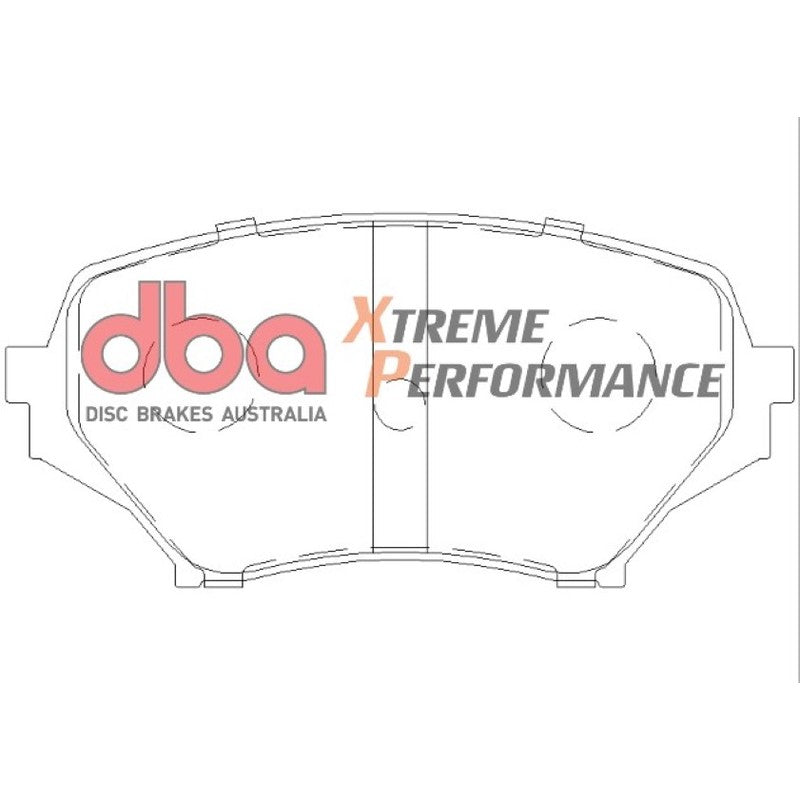 DBA Xtreme Performance Brake Pads 123mm x 58.3mm DB2063XP - Front