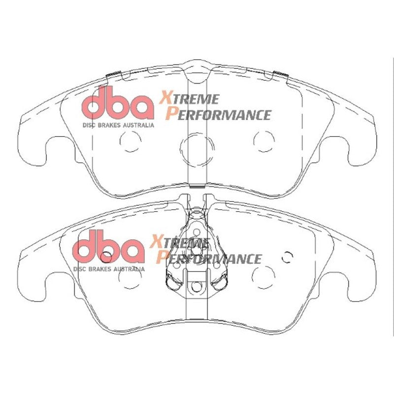 DBA Xtreme Performance Brake Pads 188mm x 73.5+72.9mm DB2186XP - Front