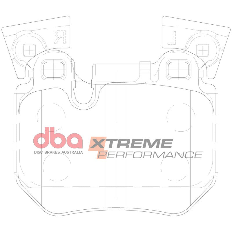 DBA Xtreme Performance Brake Pads 85.2mm x 76.2mm DB2196XP - Rear