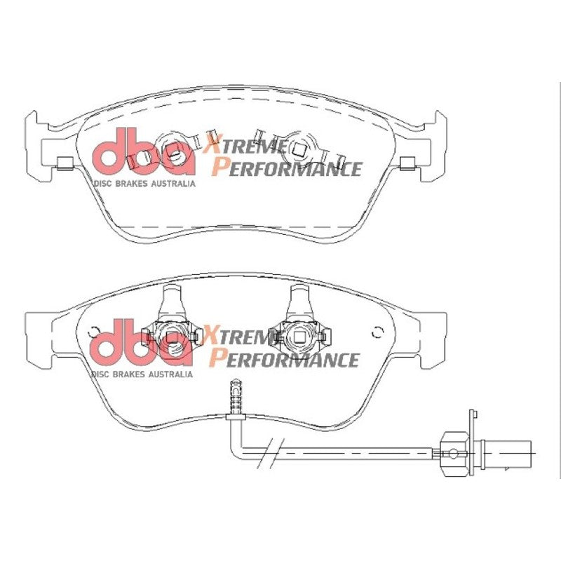 DBA Xtreme Performance Brake Pads 193.1mm x 72.7mm DB2202XP - Front