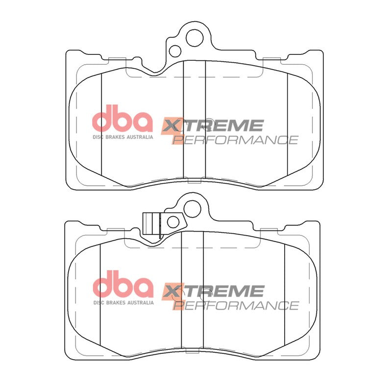 DBA Xtreme Performance Brake Pads 118.5mm x 77.5mm DB2255XP - Front