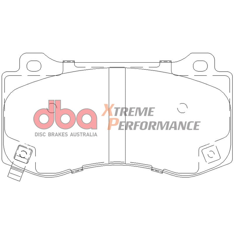 DBA Xtreme Performance Brake Pads 141.5mm x 76.2mm DB2259XP - Front