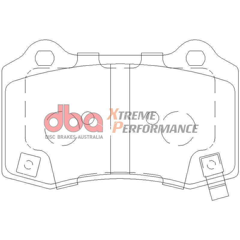 DBA Xtreme Performance Brake Pads 109.7mm x 69.1mm DB2260XP - Rear