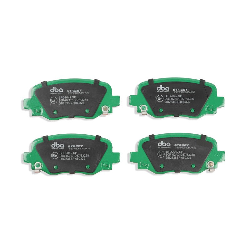 DBA Street Performance Brake Pads 115.6mm x 49.5mm DB2338SP - Rear
