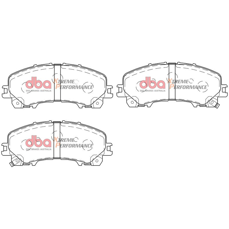 DBA Xtreme Performance Brake Pads 151.9mm x 61.5mm DB2341XP - Front