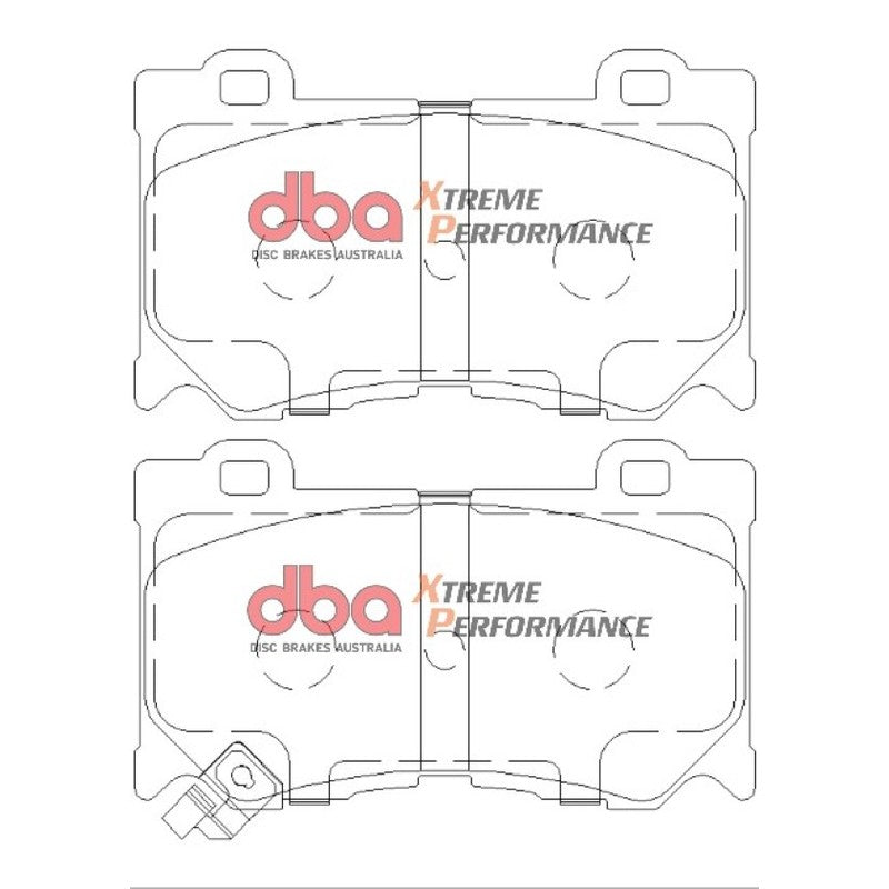 DBA Xtreme Performance Brake Pads 127.1mm x 75.7mm DB2400XP - Front