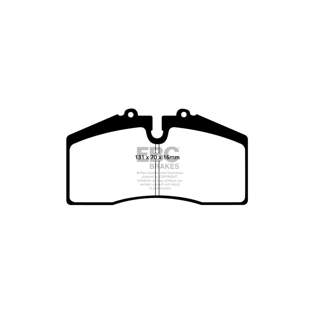 EBC Bluestuff NDX Brake Pads 131mm x 70mm DP51014NDX - Front
