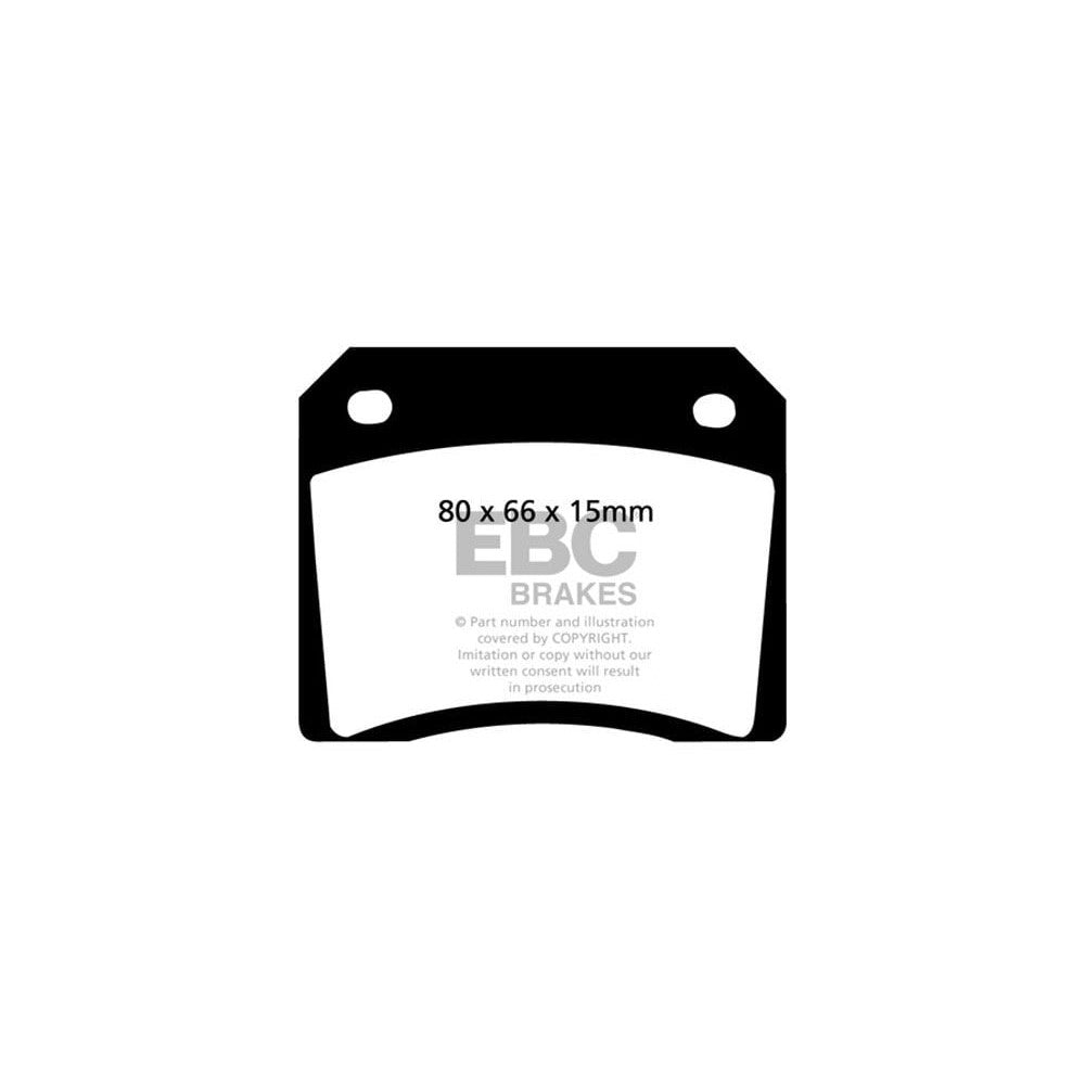 EBC Ultimax Brake Pads 80mm x 66mm DP101 - Rear