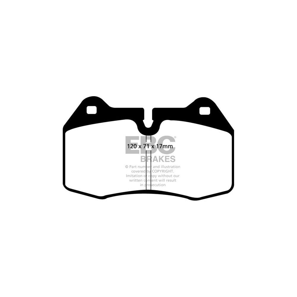 EBC RP-X Brake Pads 120mm x 71mm DP81032RPX - Front