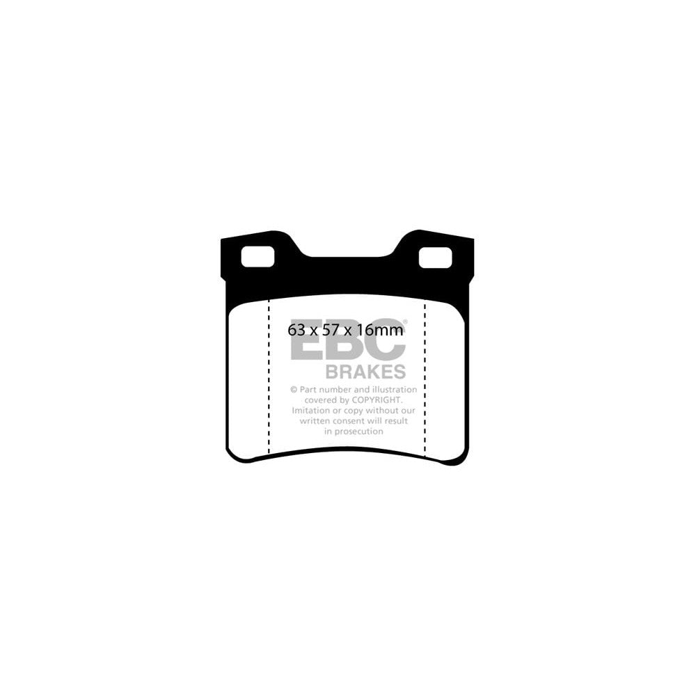 EBC Ultimax Brake Pads 63mm x 57mm DP1048 - Rear