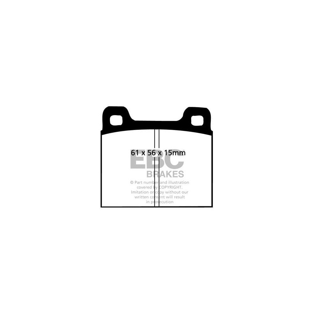 EBC Yellowstuff Brake Pads 61mm x 56mm DP4104R