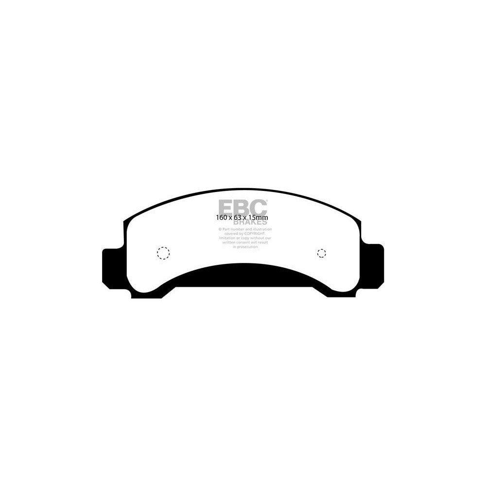 EBC Ultimax Brake Pads 160mm x 63mm DP1085 - Front