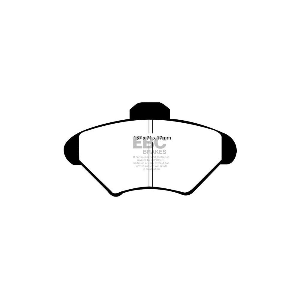 EBC Ultimax Brake Pads 131mm x 71mm DP1143 - Front