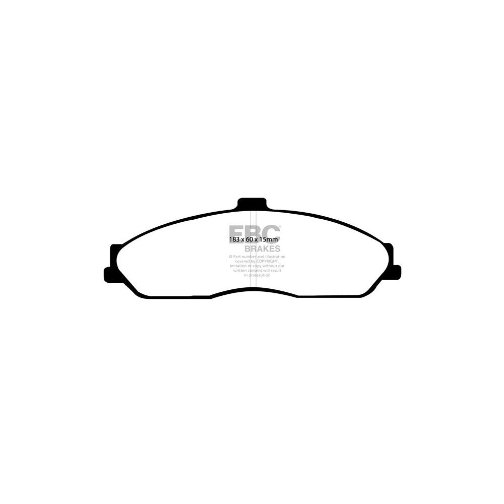 EBC Ultimax Brake Pads 183mm x 60mm DP1162 - Front