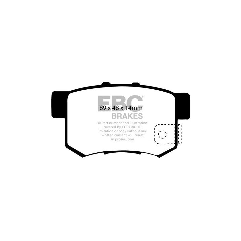 EBC Ultimax Brake Pads 89mm x 48mm DP1193 - Rear