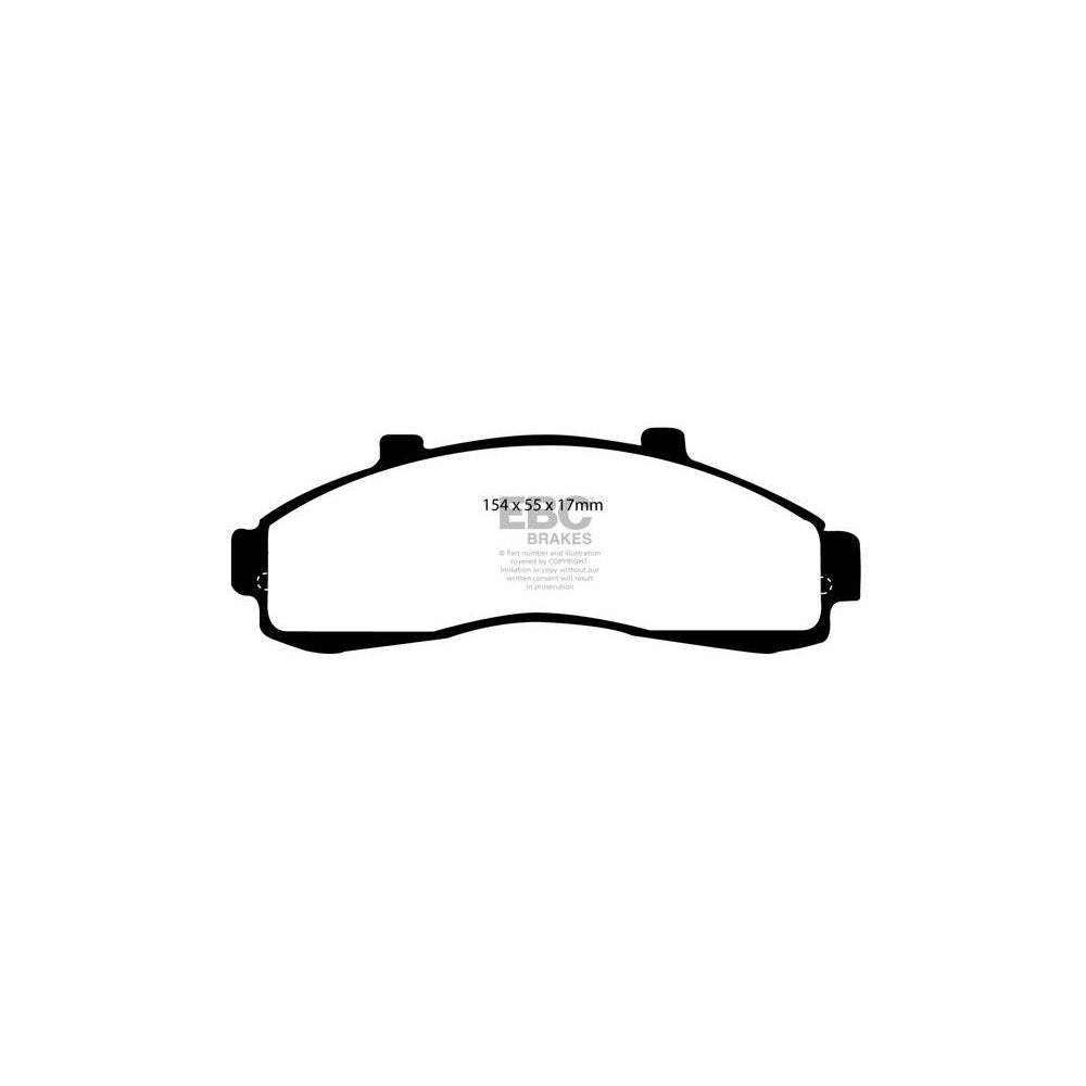 EBC Ultimax Brake Pads 154mm x 55mm DP1199 - Front