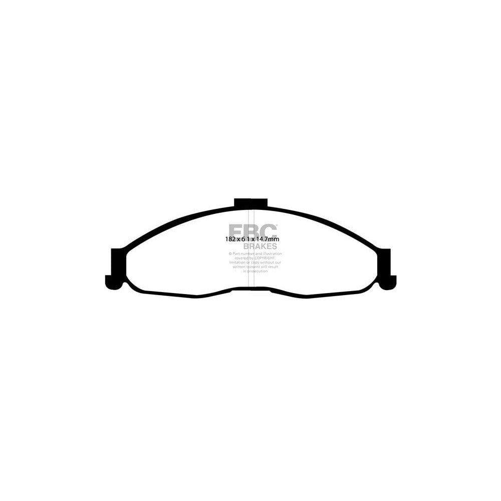 EBC Ultimax Brake Pads 183mm x 61mm DP1239 - Front