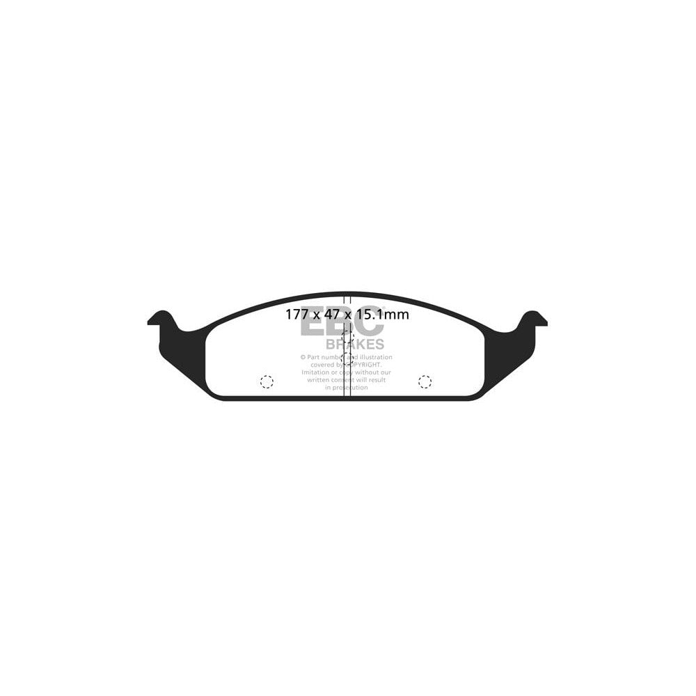 EBC Ultimax Brake Pads 177mm x 47mm DP1251 - Front