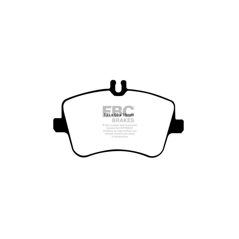 EBC Ultimax Brake Pads 131mm x 69mm DP1365 - Front
