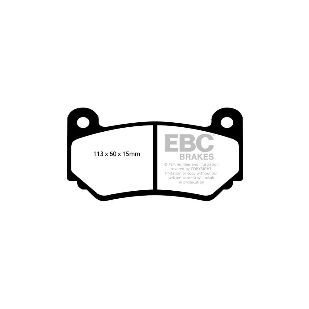 EBC RP-X Brake Pads 113mm x 60mm DP81377RPX - Front